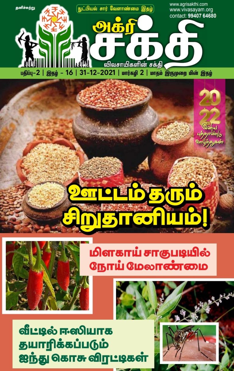 அக்ரிசக்தியின் 54வது மின்னிதழ்