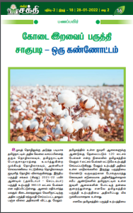 கோடை இறவைப் பருத்தி சாகுபடி – ஒரு கண்ணோட்டம்