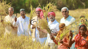 விவசாயிகள்தான் மகிழ்ச்சியாக இருந்தால்தான் நாடு வளமாக இருக்கும் : ராகுல்காந்தி